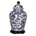 General Jar in blue and white dragon design: 14 inch high