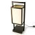 Japanese table lamp, OSHOJI, Black