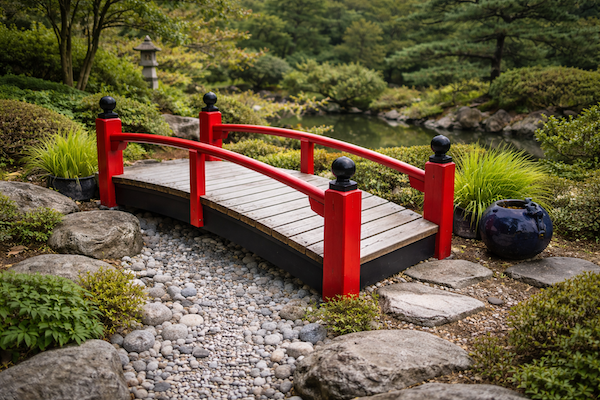 Nagoya Flat Japanese style low bridge - Sizes from 3-6ft
