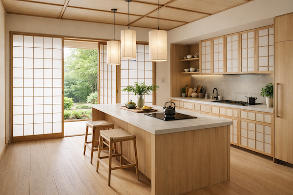Designs for a Shoji Kitchen Area