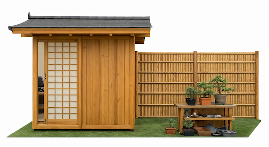 Kunamoto Shelter 6ft x 4ft Oak or Softwood Framed - other sizes available