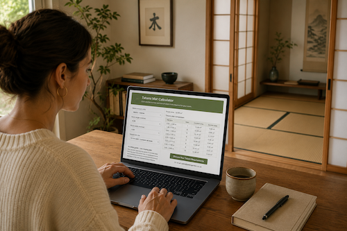 Tatami Mat Calculator for your room