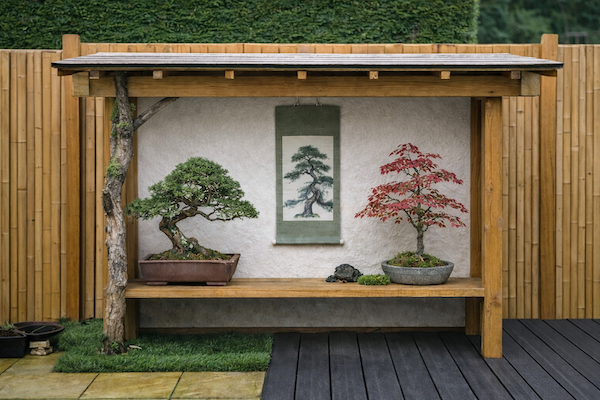 Bonsai Tokonoma 5ft x 3ft Oak or Softwood Framed - other sizes available 