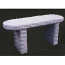 Small Stone Bench Haki - available straight or curved