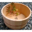 Kiso Hinoki Oke Cypress Wood Basin