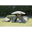 Naturalistic Balancing Granite Lanterns
