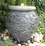 Flat Bubble Slate Urn Surēto o kiru 55cm high 