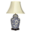General Jar Dragon Blue Lamp with shade 60cm overall JGJC7398