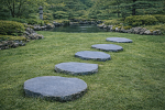 Sliced Boulder Stepping Stones 50cm up to 70cm per 5 stones