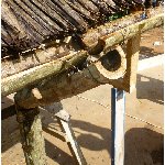 Bamboo Gutter or Waterfeature Channel - ex 100mm poles