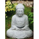 Kuanyin Buddha Sitting Solid Fujian Granite *FREE DEL UK*