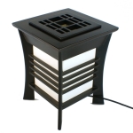 Japanese table lamp, MIYAKO, black