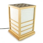 Japanese table lamp, NIKKO3, natural