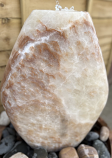 Orange & White Marble Cascade 50cm